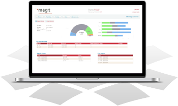 Screenshot from application