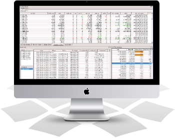 Screenshot from application