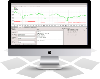 Screenshot from application